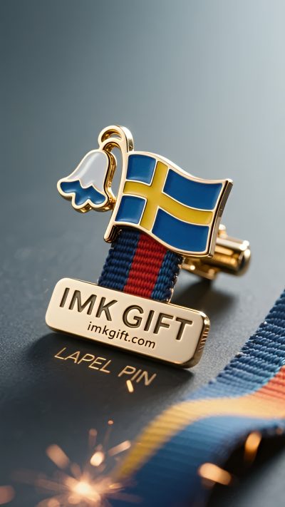 in994-Liljekonvalj-Slipsnål-Nordisk-Kompass-Pekar-mot-Ljuset