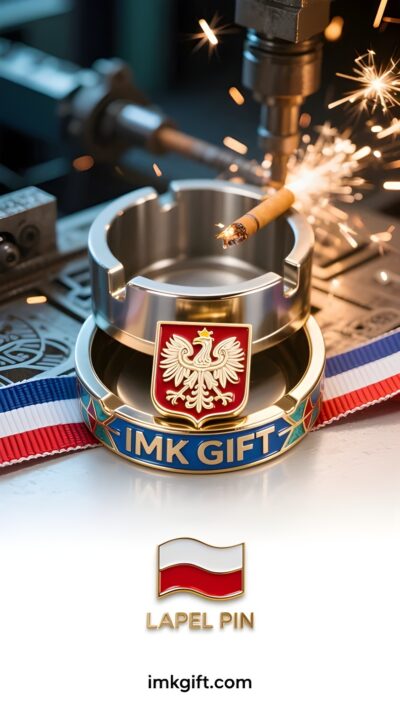 in982-Biały-Orzeł-w-Popiele-Odrodzenie-Polskiej-Flagi-i-Godła-Popielniczka